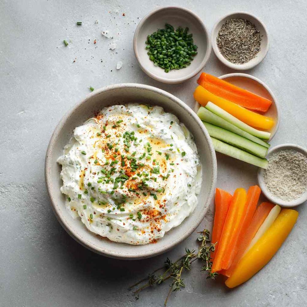 Hartige Cottage Cheese Dip met Kruiden