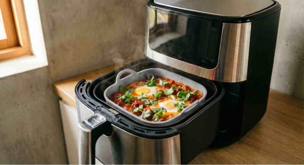 Spicy Chorizo Shakshuka uit de Airfryer