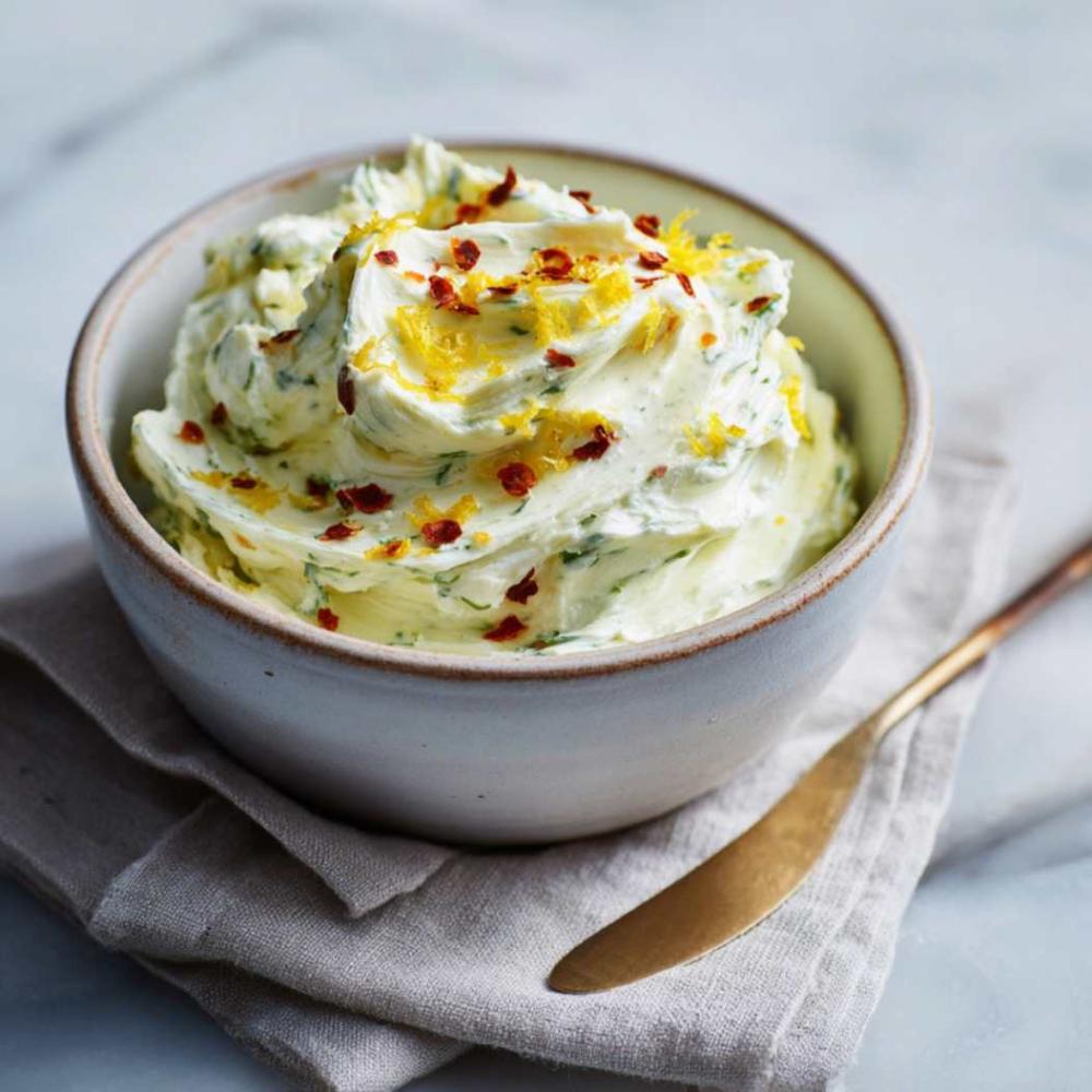 pittige kruidenboter met chilli en citroen recept