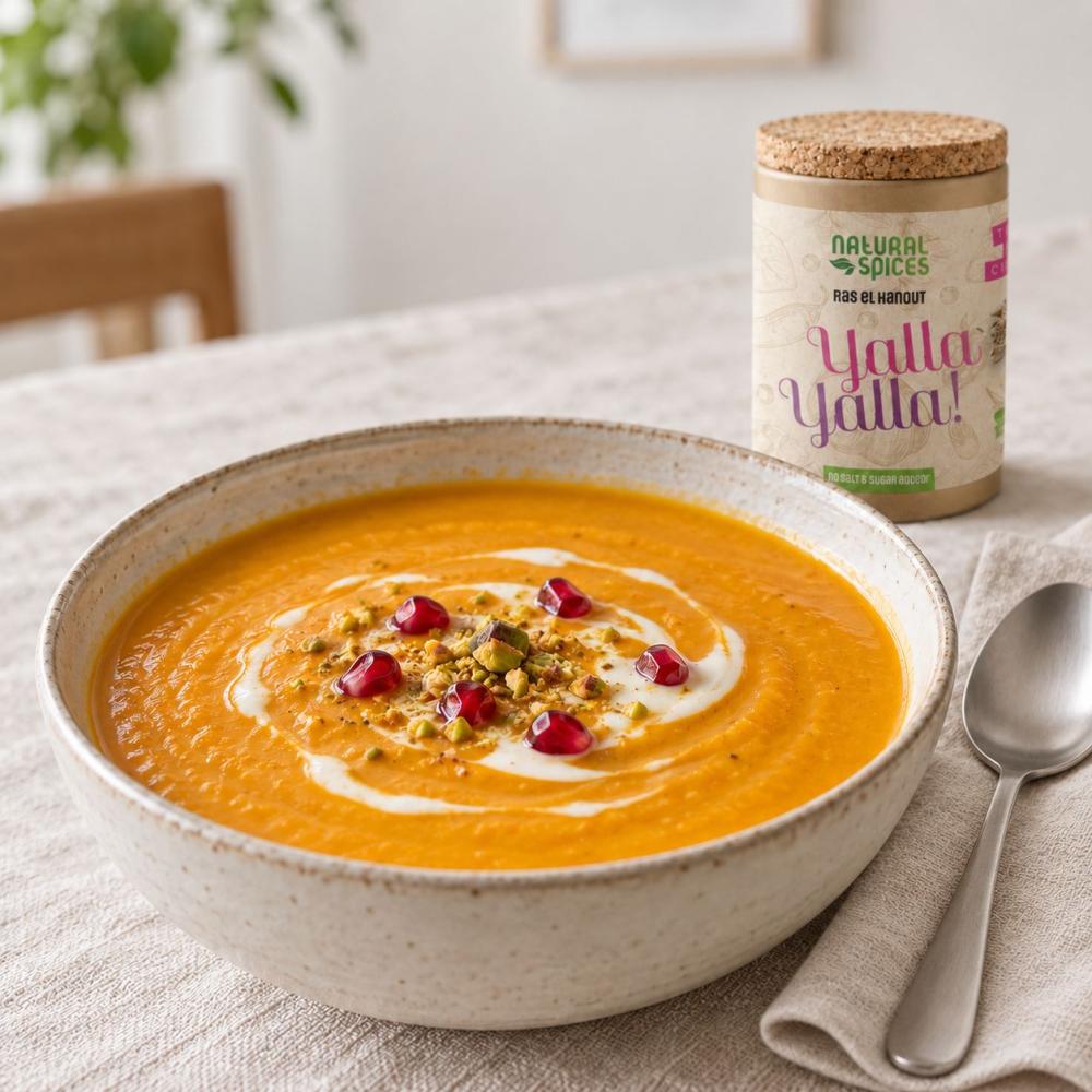 pompoensoep met ras el hanout