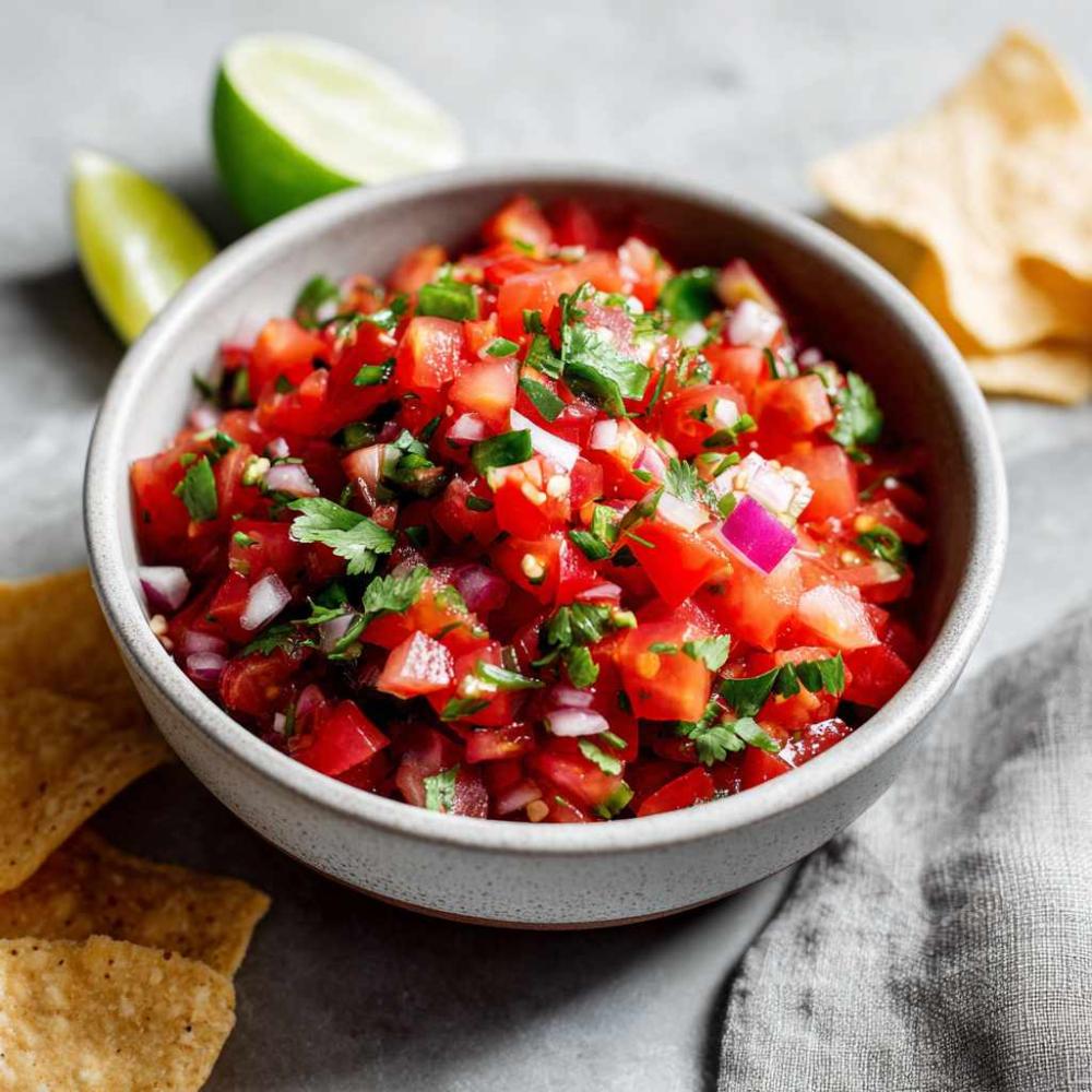 Salsa Roja in een aardewerk schaaltje