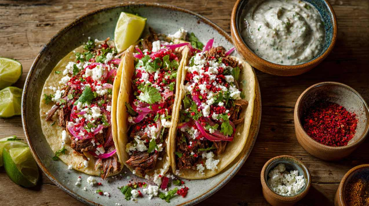 lambs tacos met sumac