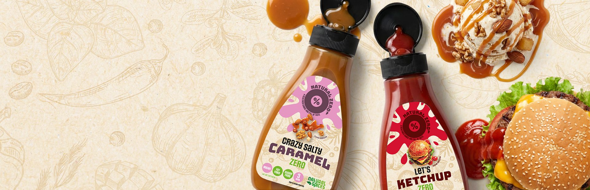 NIEUW! Natural Zero Sauzen. 