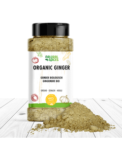 biologische gember gemalen strooibus