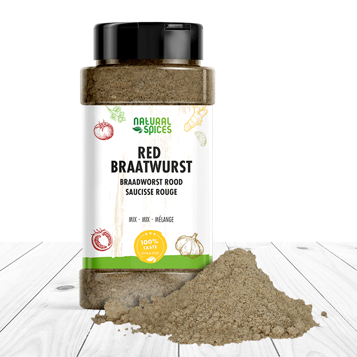 Braadworstmix rood - Natural Spices Braadworstmix rood - Natural Spices