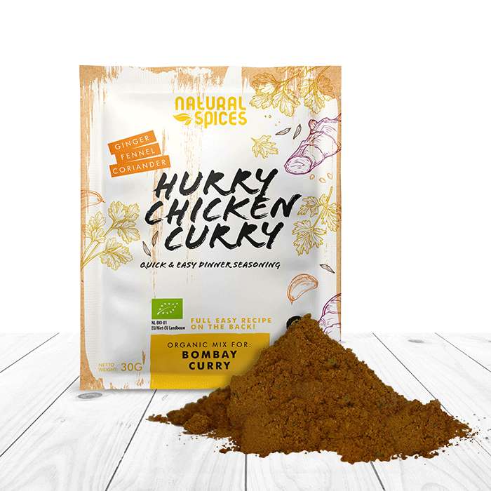 hurry chicken curry bio kruidenmix