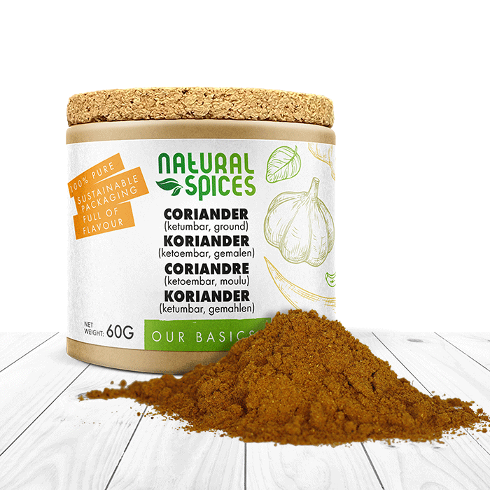koriander gemalen potje 60 gram