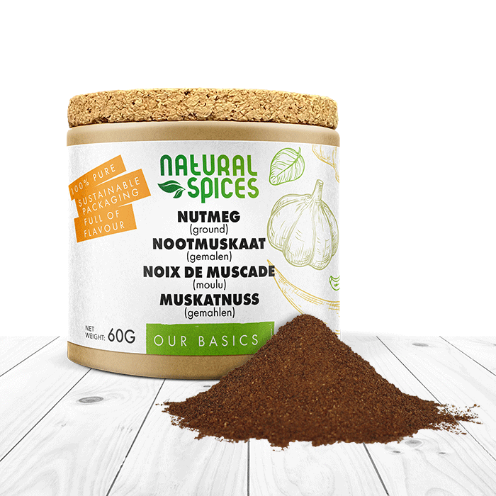 nootmuskaat gemalen potje 60 gram