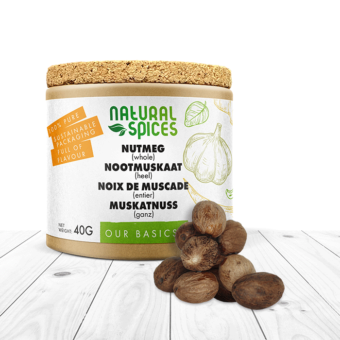 nootmuskaat heel potje 40 gram