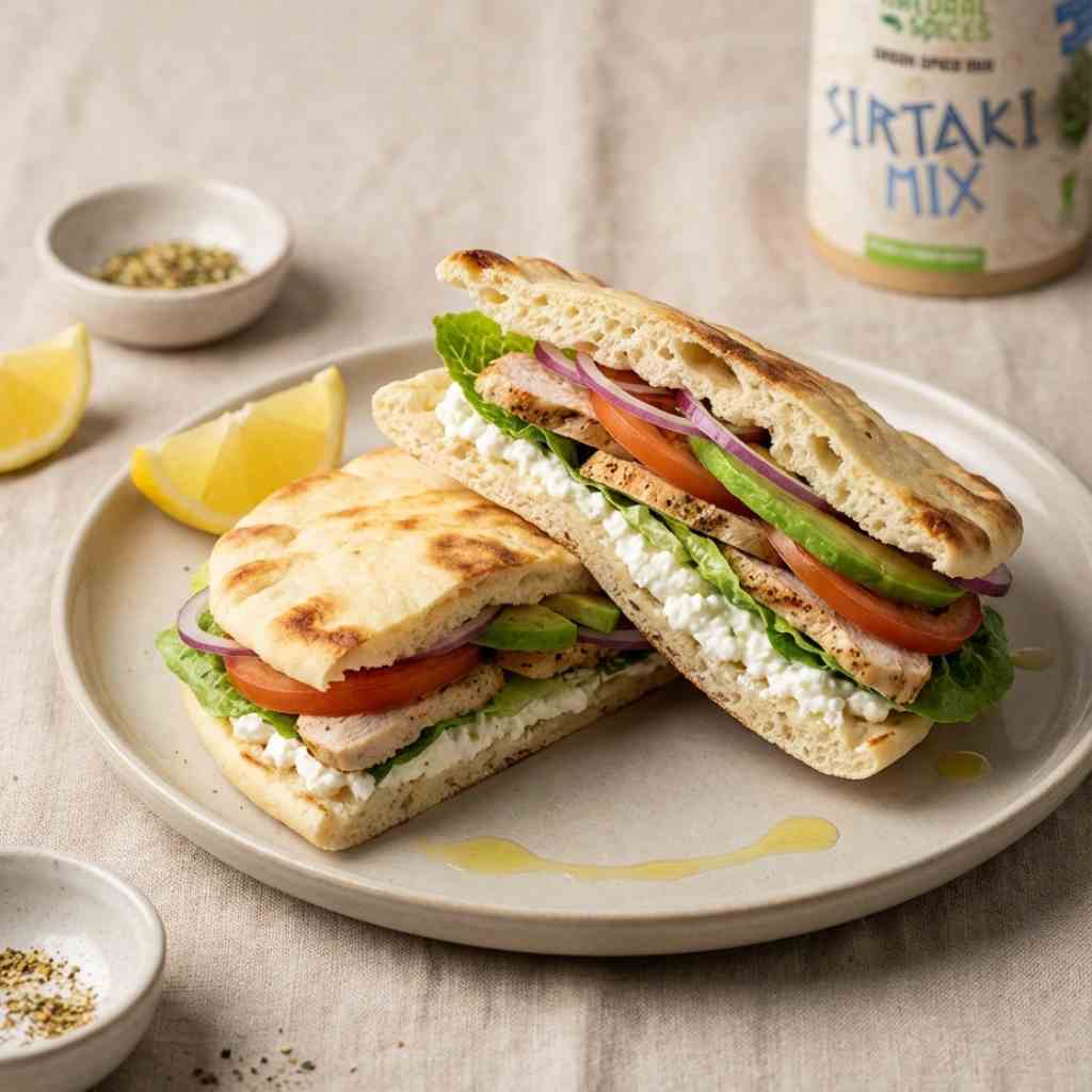 High-Protein Cottage Cheese Flatbread Sandwich | Eiwitrijke cottage cheese flatbread sandwich High-Protein Cottage Cheese Flatbread Sandwich | Eiwitrijke cottage cheese flatbread sandwich