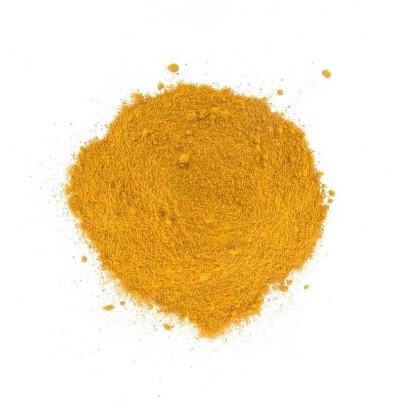 Biologische kurkuma gemalen
