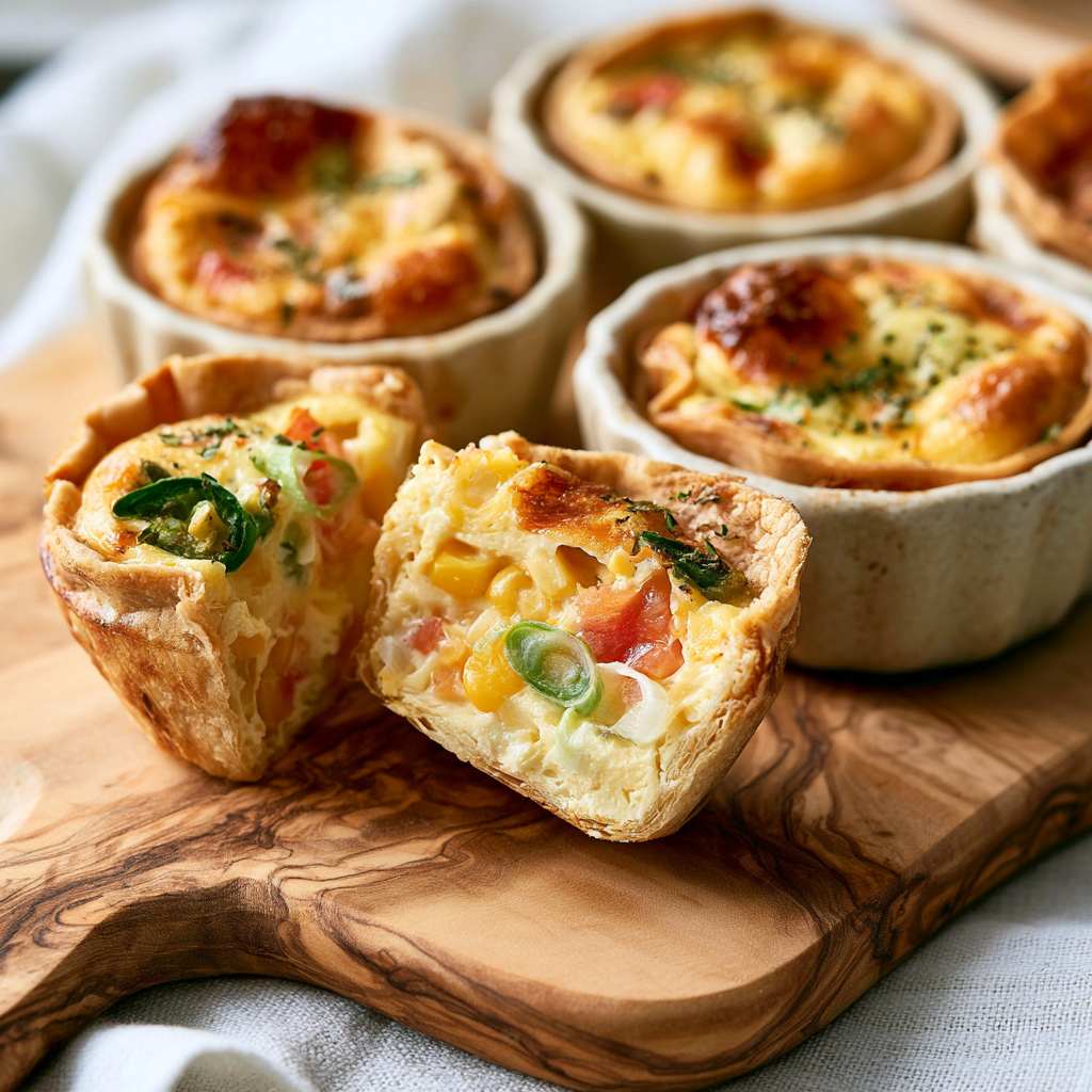 mini tortilla quiches met chipotle