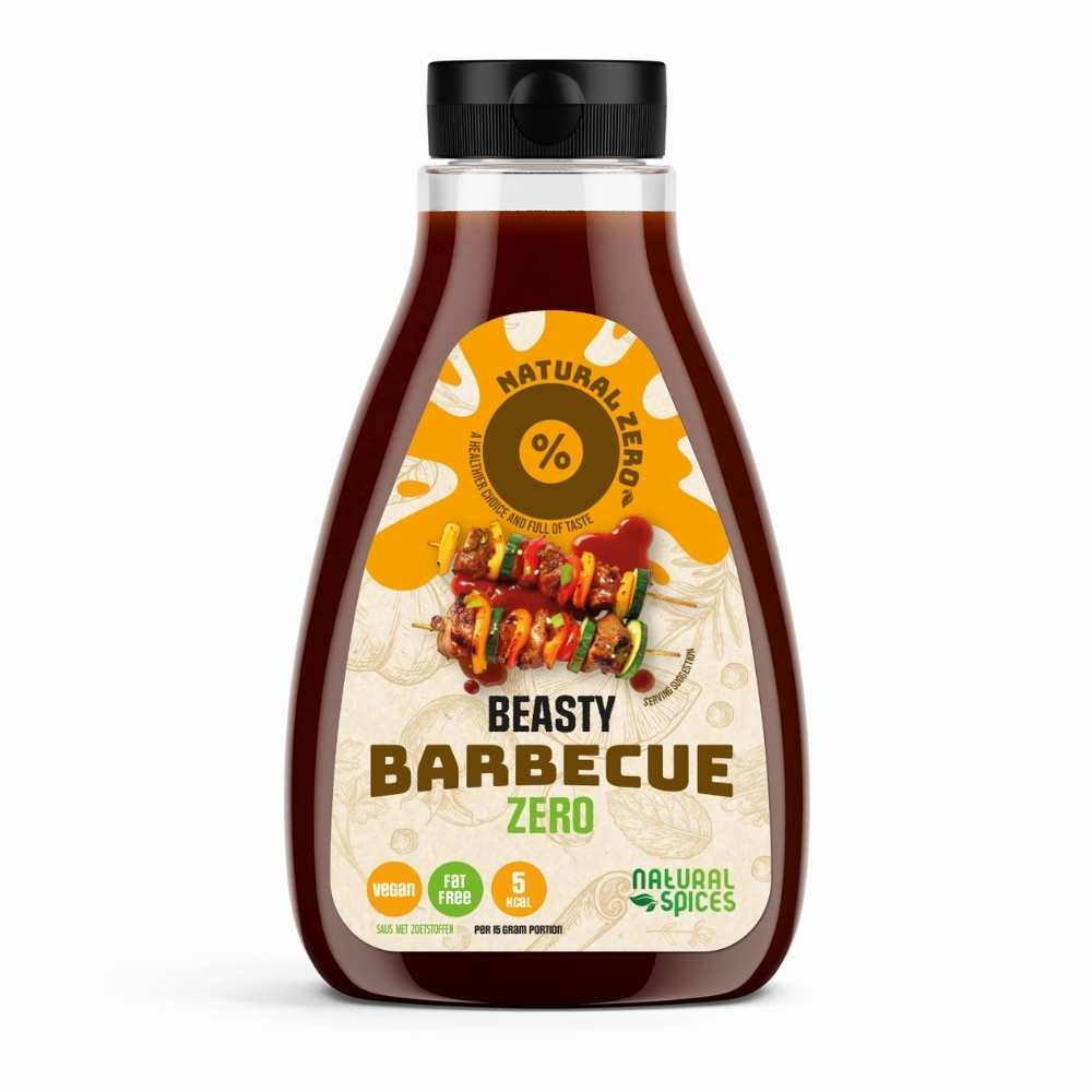 Beasty bbq low calorie saus by Natural Spices, vegan, fat free