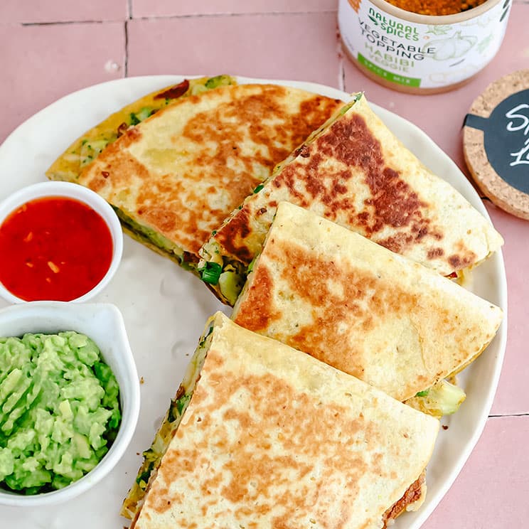 groente omelet quesadilla