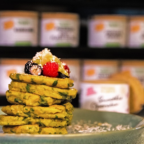 Glutenvrije en vegan pompoenpannenkoekjes Recept