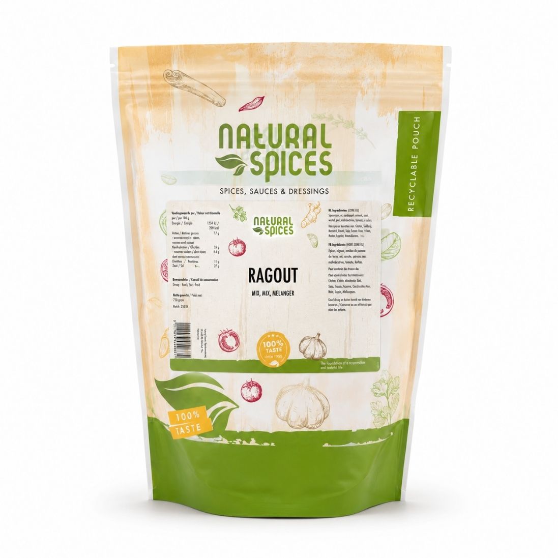 pouch met ragout mix
