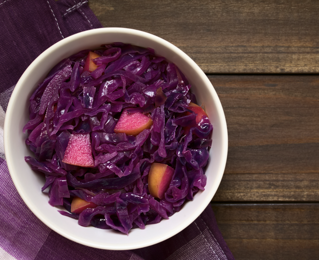 Rode kool met appeltjes