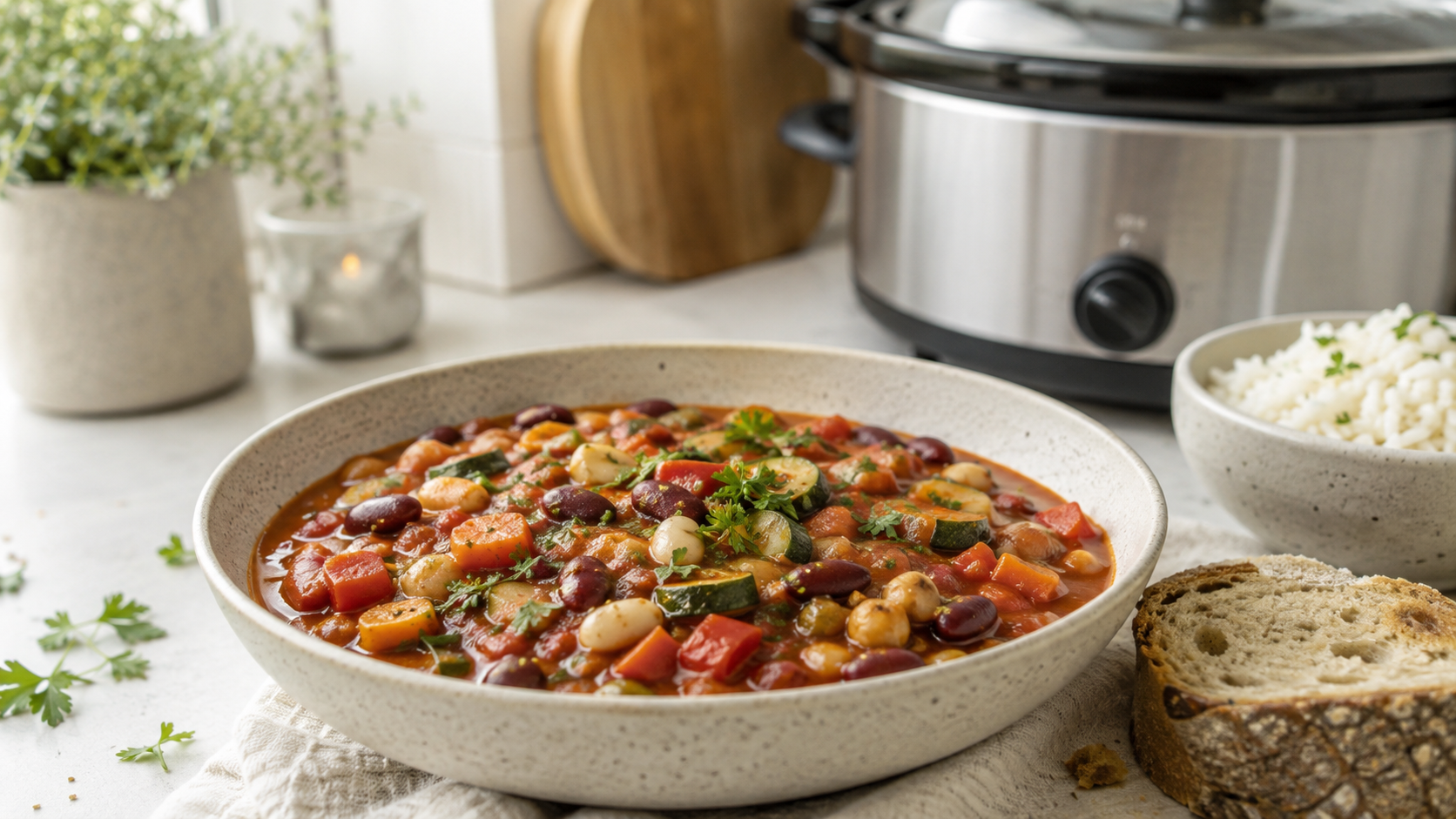 Slowcooker bonenstoof met The One Pan Show
